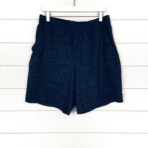 LULULEMON Pace Breaker Out of Mind Liner Shorts Workout Lined Mens Large Blue
